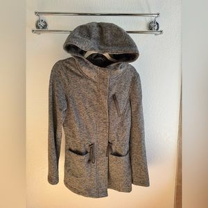 Merona heather grey waistcoat petticoat with hood